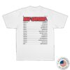 Raf-Saperra Store Merch Heavy Steppin' 026 Tour Shirt (White)