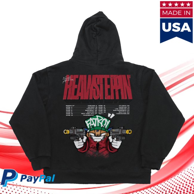 Raf-Saperra Store Merch Heavy Steppin' 2026 Tour Hoodie