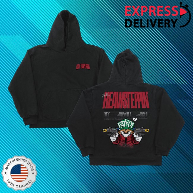 Raf-Saperra Store Merch Heavy Steppin' 2026 Tour Hoodie