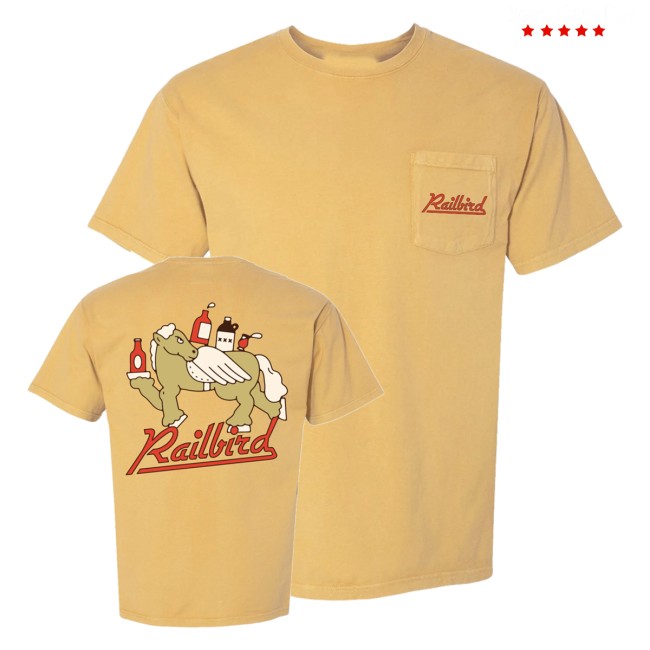 Railbird Festival Merch Store 2026 Pegasus Pocket Tee 5 Railbird Festival Merch Store 2026 Pegasus Pocket Tee