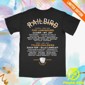 Railbird Festival Merch Store 2026 Racehorse Lineup Shirt