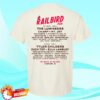 Railbird Festival Merch Store Kentucky Lineup Tee