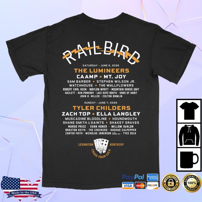 Railbird Festival Merch Store Racehorse Lineup Tee 4 Railbird Festival Merch Store Racehorse Lineup Tee