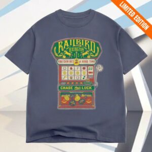Railbird Festival Merch Store Slot Machine Lineup Tee