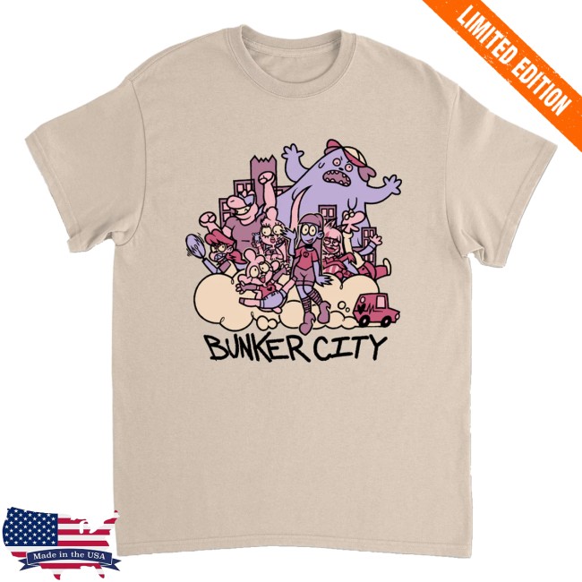 Raw Paw Merch Store Bunker City Block Party By Videojunk Sand Standard Shirt 2 Raw Paw Merch Store Bunker City Block Party By Videojunk Sand Standard Shirt