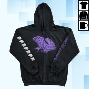 Reality Fade Merch Store Frog Mallet Consumed By Frogs Zip Up Hoodie