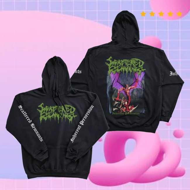 Reality Fade Merch Store Scattered Remnants Inherent Perversion Hoodie