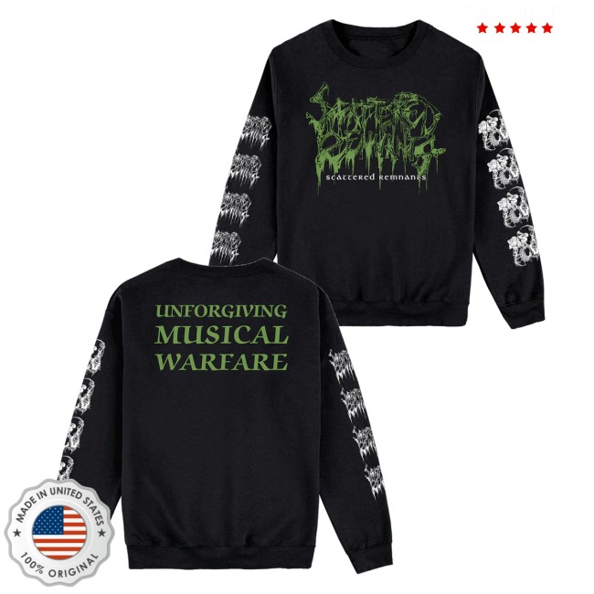 Reality Fade Merch Store Scattered Remnants Unforgiving Musical Warfare Crewneck