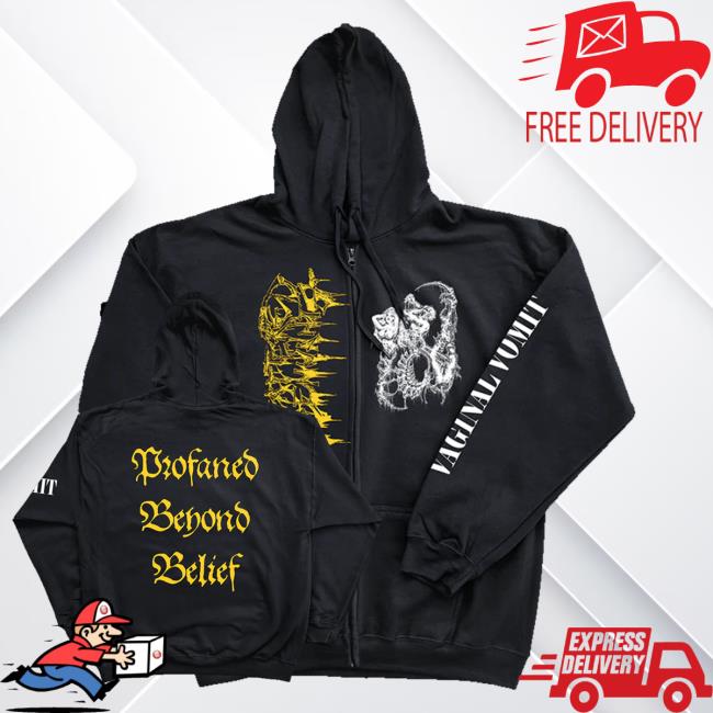 Reality Fade Shop Merch Store Scattered Remnants Profaned Beyond Belief Zip Up Hoodie