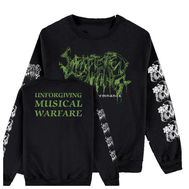 Reality Fade Shop Merch Store Scattered Remnants Unforgiving Musical Warfare Crewneck