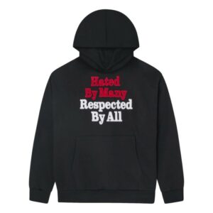 Reason Clothing Store Merch Hated By Many Chenille Hoodie Black
