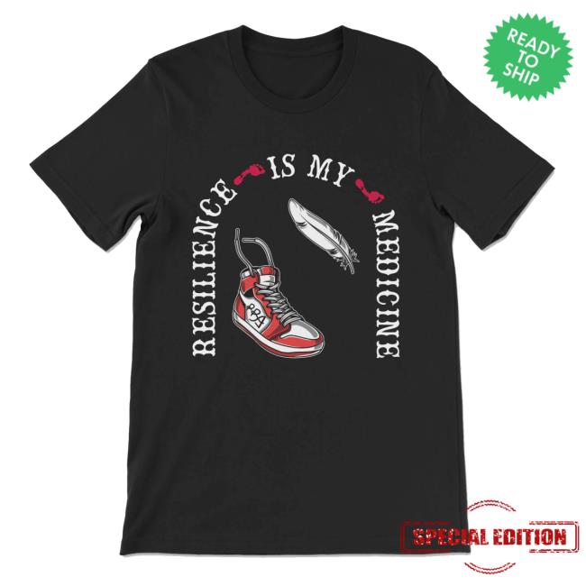 Red Rebel Armour Store Merch Shop Resilience Is My Medicine Tee