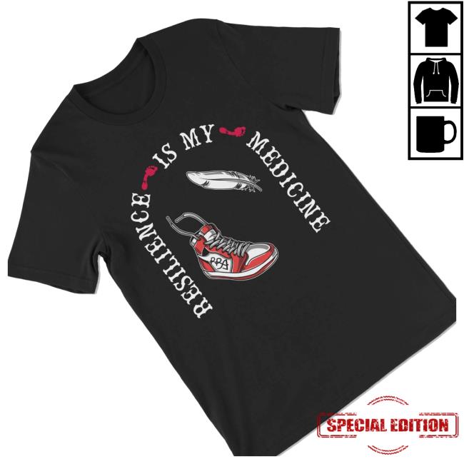 Red Rebel Armour Store Merch Shop Resilience Is My Medicine Tee