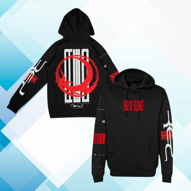 Red Store Merch End Of Silence Hoodie 5 Red Store Merch End Of Silence Hoodie