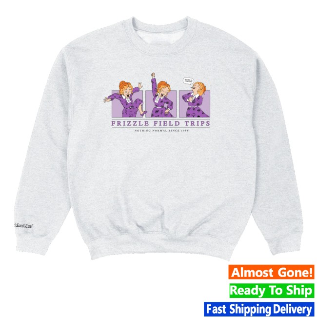 Retrokid Store Merch Magic School Bus Frizzle Crewneck Grey