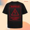 Revealed Clothing Store Merch Hardwell Warning Shirt