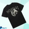 Revenge Store Merch Abaddon Lightning Tee Black-Cream