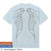 Revenge Store Merch Cradle Of Bones Tee Baby Blue-Grey