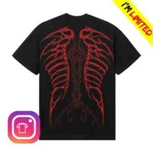 Revenge Store Merch Cradle Of Bones Tee Black-Red