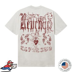 Revenge Store Merch Ritual Tee Cement-Red