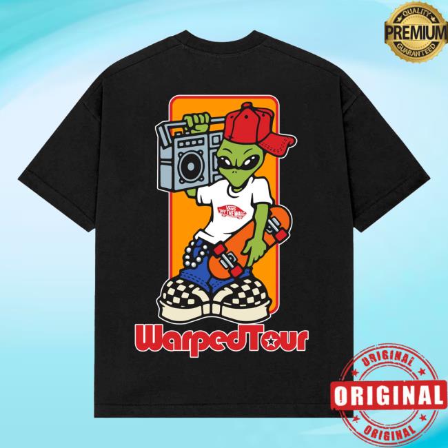 Vans Warped Tour Merch Shop Alien Tee 3 Vans Warped Tour Merch Shop Alien Tee