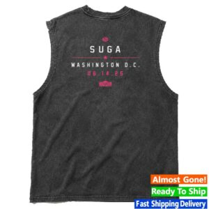 Suga Merch Shop 6.14.26 Black Tank Top