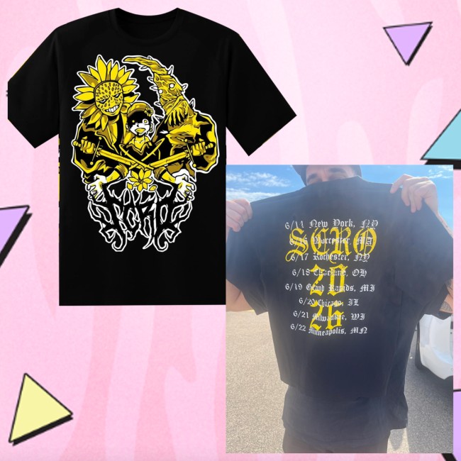 Scro Store Merch Scro By Divide Tour Shirt (Tour Dates On Back)