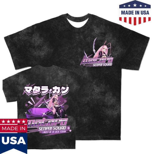 Senpai Squad Merch Shop Matara Kan Shirt