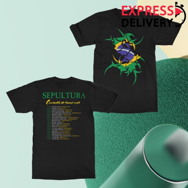 Sepultura Merch Store Spring 2026 North American Tour T-Shirts