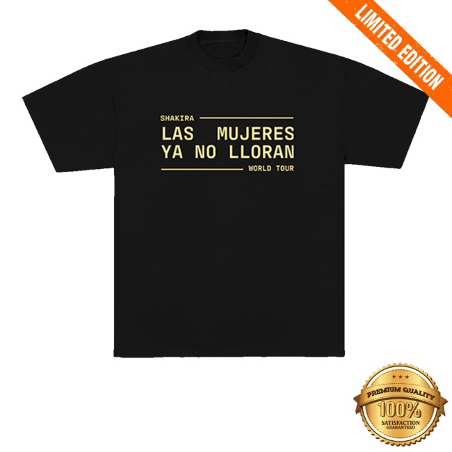Shakira Store Merch Lmynl World Tour Grid Shirt Black 4 Shakira Store Merch Lmynl World Tour Grid Shirt Black