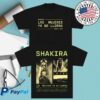 Shakira Store Merch Lmynl World Tour Grid Shirt Black 2 Shakira Store Merch Lmynl World Tour Grid Shirt Black
