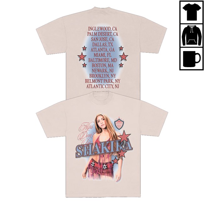 Shakira Store Merch Lmynl World Tour Hips Don't Lie Tee 5 Shakira Store Merch Lmynl World Tour Hips Don't Lie Tee