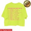 Shakira Store Merch Lmynl World Tour Neon Crop Tee 6 Shakira Store Merch Lmynl World Tour Neon Crop Tee