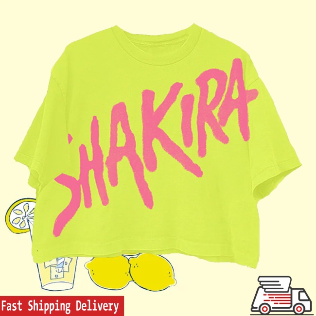 Shakira Store Merch Lmynl World Tour Neon Crop Tee 4 Shakira Store Merch Lmynl World Tour Neon Crop Tee
