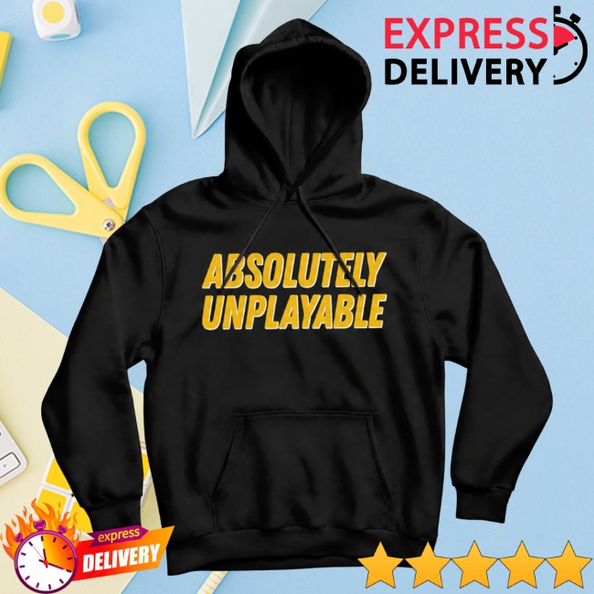 Sidders Merch Store Absolutely Unplayable Black Hoodie 2 Sidders Merch Store Absolutely Unplayable Black Hoodie