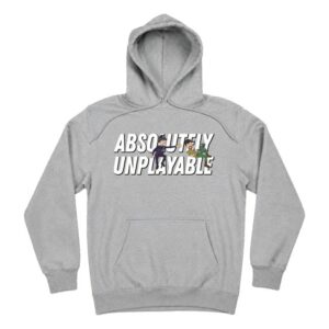 Sidders Merch Store Absolutely Unplayable Police Grey Hoodie
