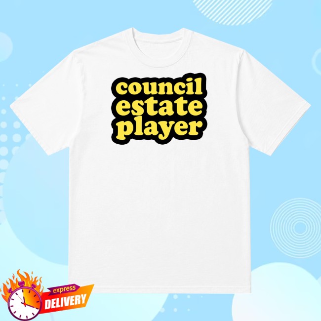 Sidders Merch Store Council Estate Player White T-Shirt 2 Sidders Merch Store Council Estate Player White T-Shirt