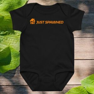 Sidders Merch Store Just Spawned Delivery Black Baby Onesie