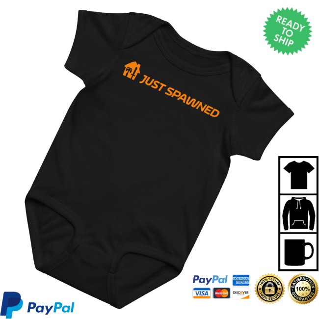 Sidders Merch Store Just Spawned Delivery Black Baby Onesie 3 Sidders Merch Store Just Spawned Delivery Black Baby Onesie