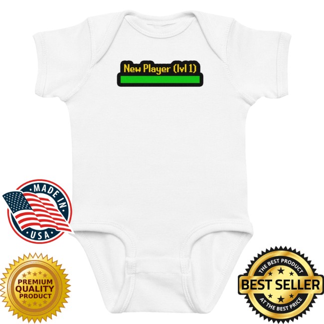 Sidders Merch Store New Player White Baby Onesie Sidders Merch Store New Player White Baby Onesie