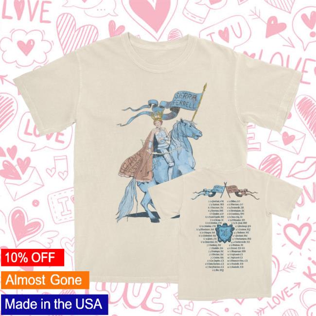 Sierra Ferrell Merch Shop Ivory Knight Tour Tee 4 Sierra Ferrell Merch Shop Ivory Knight Tour Tee