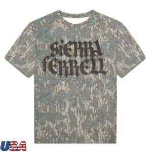 Sierra Ferrell Store Merch Camo Medieval Logo Shirt