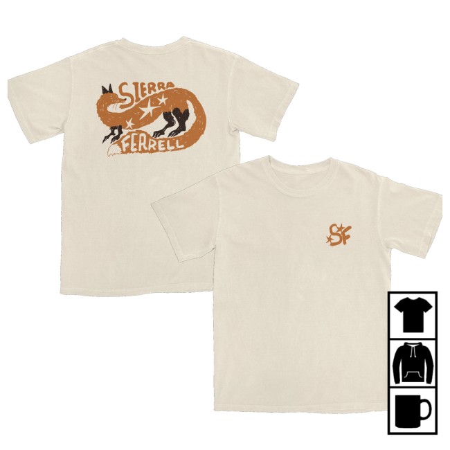 Sierra Ferrell Store Merch Ivory Fox Tee 6 Sierra Ferrell Store Merch Ivory Fox Tee