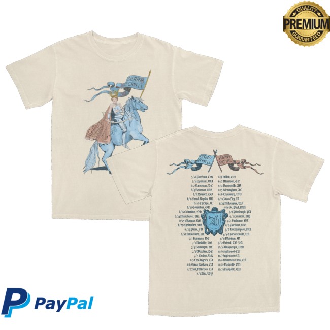 Sierra Ferrell Store Merch Ivory Knight Tour Tee 6 Sierra Ferrell Store Merch Ivory Knight Tour Tee