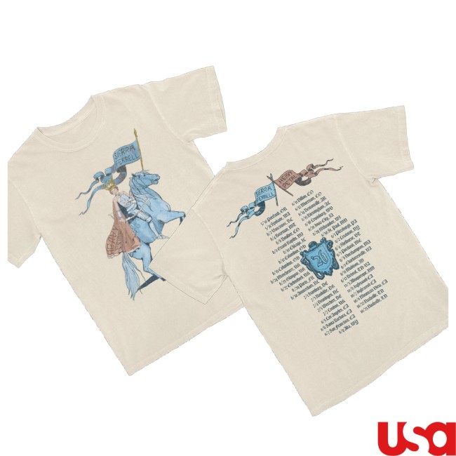 Sierra Ferrell Store Merch Ivory Knight Tour Tee 7 Sierra Ferrell Store Merch Ivory Knight Tour Tee