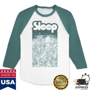 Sleep Merch Store Spaceport 32 Baseball Tee