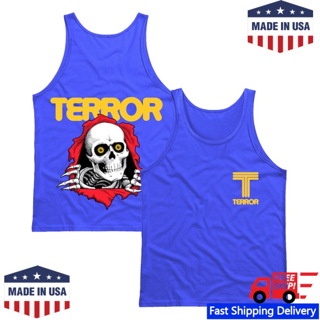 Sticktight Store Merch Terror Powell Cobal Blue Tank Top 5 Sticktight Store Merch Terror Powell Cobal Blue Tank Top