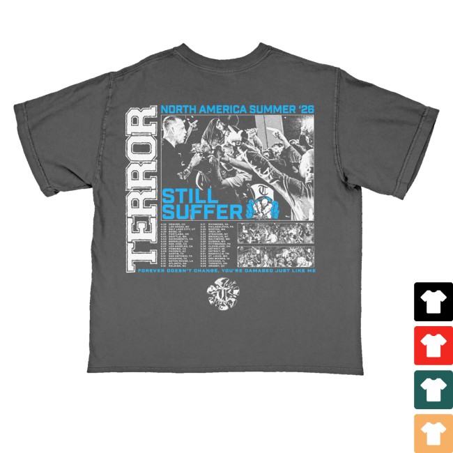Sticktight Store Merch Terror Still Suffer Record Release Tour Shirt 3 Sticktight Store Merch Terror Still Suffer Record Release Tour Shirt