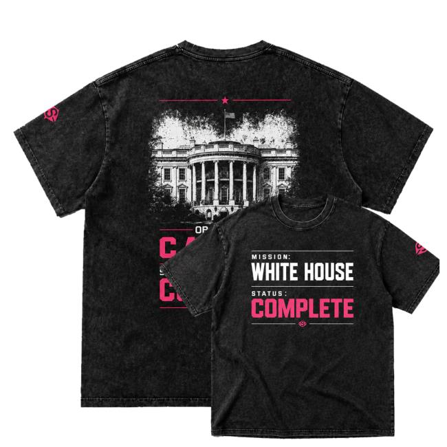 Suga Merch Shop White House Black Snow Washed Tee