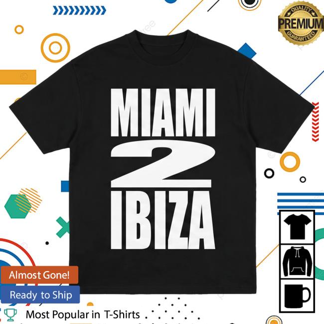 Swedish House Mafia Shop Merch Store Miami2ibiza T-Shirt Black